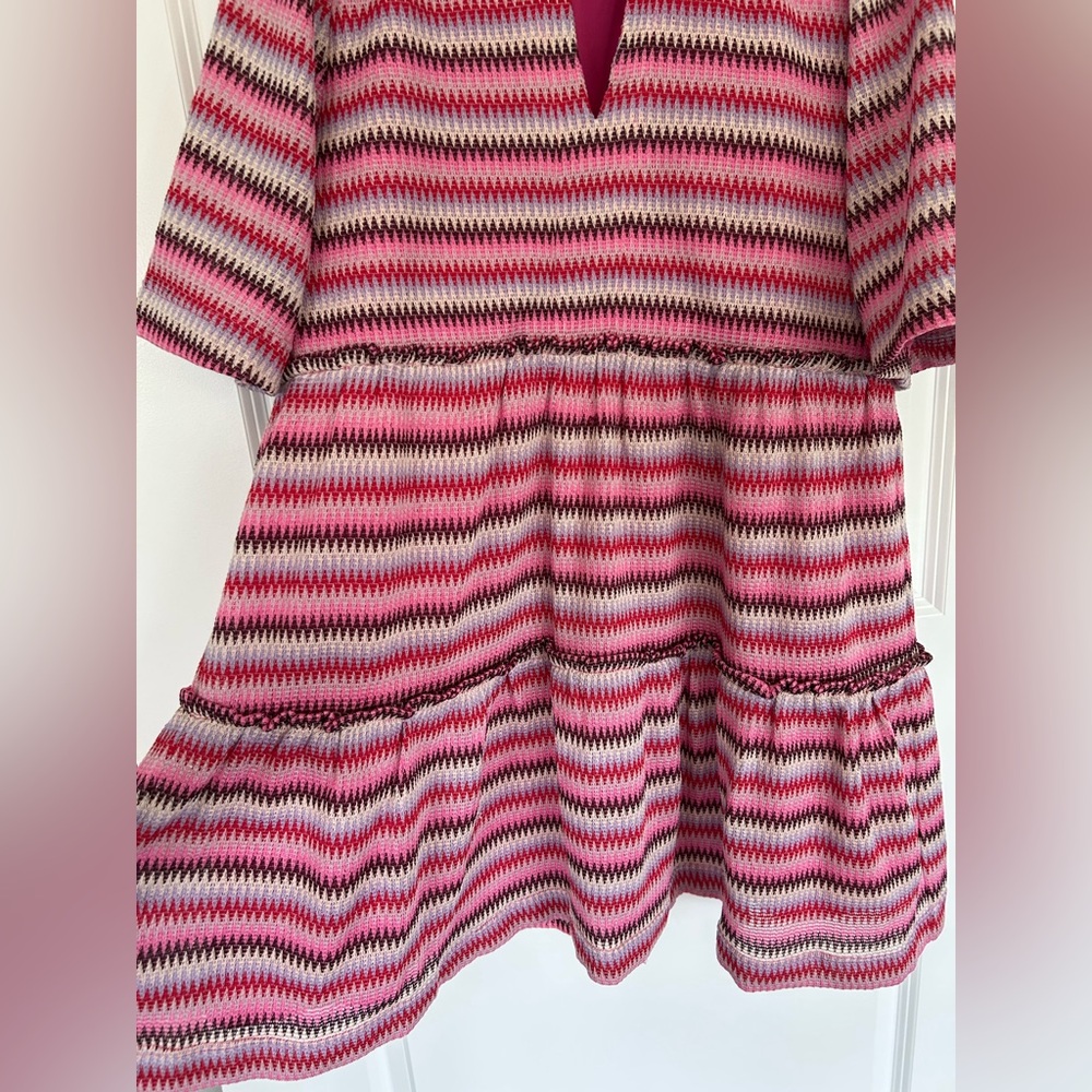 Tuckernuck Zigzag Knit Stripe Crawford Dress - Picture 10 of 16